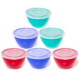 6 Potes 800ml Marmita Vasilha Freezer Microondas Geladeira - 1