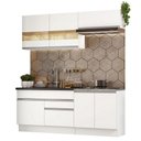 Ver imagem 3 de Armário de Cozinha Compacta 200cm Branco Glamy Madesa 07