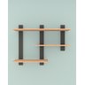 Prateleira Industrial Nicho Suspenso 90cm 100% Mdf - 3