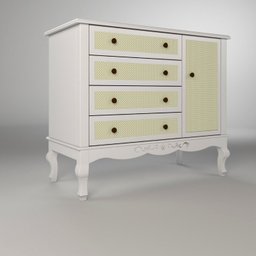 Quarto para Bebê Berço Mini Cama e Cômoda 4 Gavetas Versailles Plus - 10