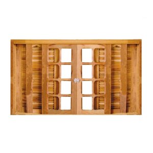 Janela de Madeira Veneziana 200x100cm 6 Folhas Rodam 