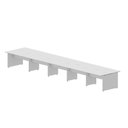 Ver imagem 2 de Plataforma de Trabalho 6,00 m para 10 Pessoas com Caixas de Tomadas e Pés Painel F5 Office