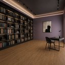 Ver imagem 4 de Piso Vinílico em Manta PVC 0,7mm Antiderrapante 7m² Imita Madeira Fosco Smart