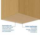 Ver imagem 7 de Ponte Planejada para Mesa de Cabeceira com LED Samambaia CabeCasa MadeiraOriginals Marrom/Carvalho