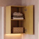 Ver imagem 2 de Ponte Planejada para Mesa de Cabeceira com LED Samambaia CabeCasa MadeiraOriginals Marrom/Carvalho
