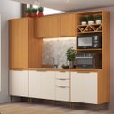 Ver imagem 1 de Cozinha Modulada 4 Peças 12 Portas 2 Gavetas Angelina - Angelin Off White
