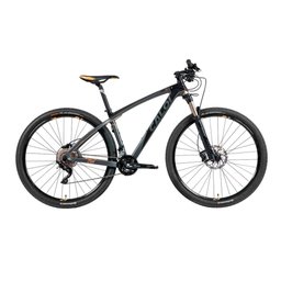 Bicicleta MTB Caloi Carbon Ibex Aro 29 Tam G - Shimano Deore/XT suspensão Rock Shox - Preto - 1 Bicicleta MTB Caloi Carbon Ibex Aro 29 Tam G - Shimano Deore/XT suspensão Rock Shox - Preto - 1
