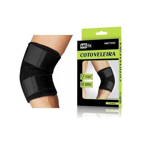 Cotoveleira Ajustável Neoprene Resistente para Lesões Mbfit