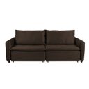 Ver imagem 7 de Sofá Cama Retrátil e Reclinável 4 Lugares 225cm em Suede com Molas Greta Yescasa Marrom