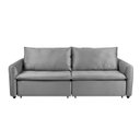 Ver imagem 7 de Sofá Cama Retrátil e Reclinável 4 Lugares 225cm em Veludo com Molas Greta Yescasa