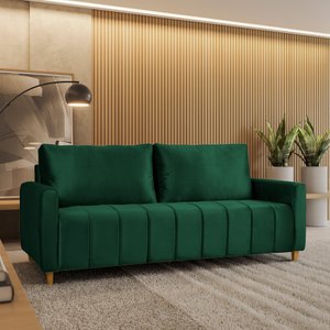 Sofá em Veludo 3 Lugares Amelie Yescasa