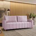 Ver imagem 1 de Sofá Amelie 3 Lugares em Veludo Yescasa