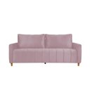 Ver imagem 4 de Sofá Amelie 3 Lugares em Veludo Yescasa