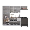 Ver imagem 4 de Cozinha Modulada 4 Peças em MDF Bari Branco