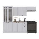 Ver imagem 2 de Cozinha Modulada 4 Peças em MDF Bari Branco
