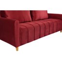 Ver imagem 5 de Sofá Amelie 3 Lugares em Veludo Yescasa