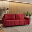 Ver imagem 1 de Sofá Amelie 3 Lugares em Veludo Yescasa