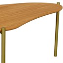 Ver imagem 4 de Mesa de Centro para Sala de Estar Orgânica Industrial 70cm Hagar D03 Freijó - Lyam Decor