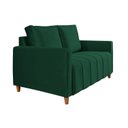 Ver imagem 5 de Sofá Amelie 2 Lugares em Veludo Yescasa Verde