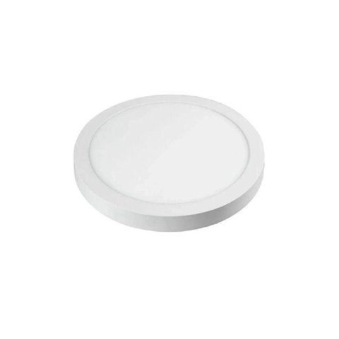 Painel Led 20,4x20,4 Redondo Branco Sobrepor 18w 3000k Foxlux