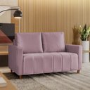 Ver imagem 1 de Sofá Amelie 2 Lugares em Veludo Yescasa