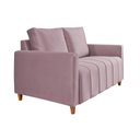 Ver imagem 5 de Sofá Amelie 2 Lugares em Veludo Yescasa