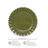 Sousplat Sun Flower Verde Oliva - 2