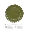 Ver imagem 2 de Sousplat Sun Flower Verde Oliva