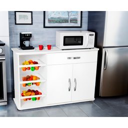 Buffet Balcão Fruteira 2 Portas 1 Gaveta com Rodízio - Bella Vercelli 210 - 1
