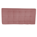 Ver imagem 1 de Painel Estofado Thaina 195 cm Para Cama Box Quarto King Size MV Estofados Suede Rose