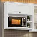Ver imagem 2 de Armário Aéreo Para-Ondas 02 Nichos 80Cm Branco Hp