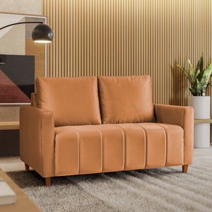 Sofá Amelie 2 Lugares em Veludo Yescasa