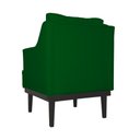 Ver imagem 2 de Poltrona Suelen para Recepção e Consultório Psicologia:verde