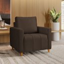 Ver imagem 1 de Poltrona em Suede Amelie Yescasa