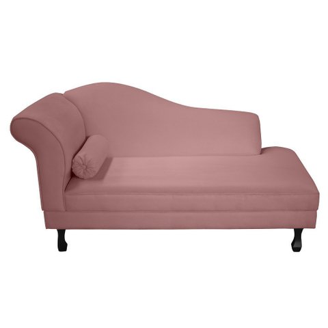Recamier Divã Dubai 160 Cm Braço Direito Rosê