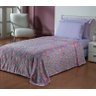 Manta Flannel Infantil Shine 1,50 x 2,20 Andreza - Corações Pink - 1