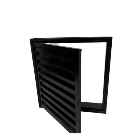 Porta Alçapão de Metal Preto 60x60 - 1