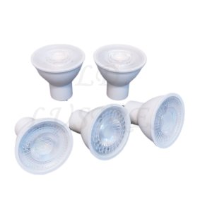 Kit 4 Lâmpadas Led Gu10 Mr16 6,5w Iluminação Lustre:bivolt/branco Quente