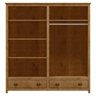 Guarda Roupa Madeira Maciça 4 Portas Rústico Boho Campestre:freijo - 4