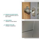 Ver imagem 7 de Torre Quente 2 Fornos Milla Nog/cinza 70cm Carraro
