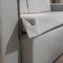 Ver imagem 3 de Sofá Cama Milano Retrátil e Reclinável Linho 1,90:Cinza