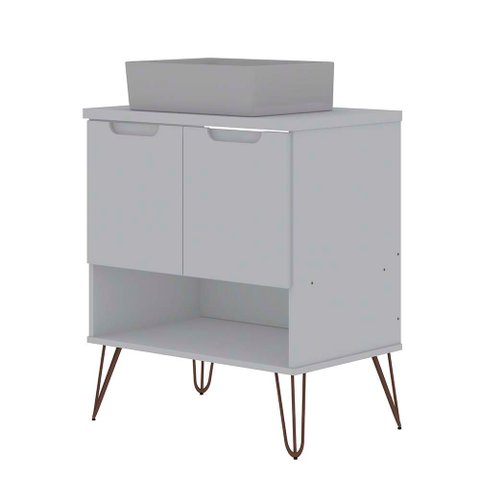 Gabinete Banheiro com Cuba Jade 053 - Rosafor