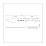 Faca Chef Tramontina Century com Lamina em Aço Inox e Cabo de Policarbonato e Fibra de Vidro 8" - 4