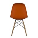 Ver imagem 2 de Cadeira para Sala de Jantar Eames PP Dsw Laranja/Terracota