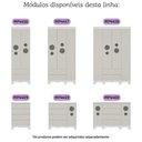Ver imagem 6 de Cômoda Infantil 125cm 2 Portas com Vidro e 4 Gavetas Suspiro Multimóveis Mp4460 Branco-off White