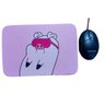 Combo Mouse Multilaser Preto + Mousepad Pig Dance - 1