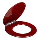 Ver imagem 2 de Assento Sanitário Universal Oval 1.6gpf/6lpf Mogno Marrom Convencional Mdf Sicmol