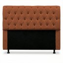 Ver imagem 5 de Cabeceira Cama Box King Size Sarah 195cm com Frame Bouclê Terracota - Abmaza