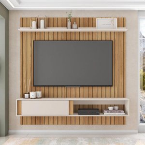 Painel Bancada para Tv até 65 Polegadas Marrom Sena Caemmun