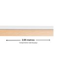 Ver imagem 2 de Perfil de Acabamento U para Forro Vinílico Caixa com 11,8 Metros Barras de 295cm Belplast